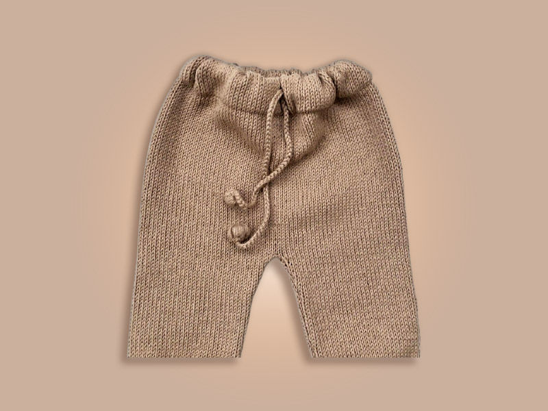 winter fashion, knitted slacks