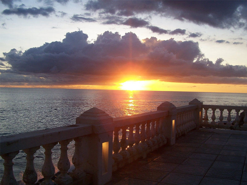 sunset at dover beach