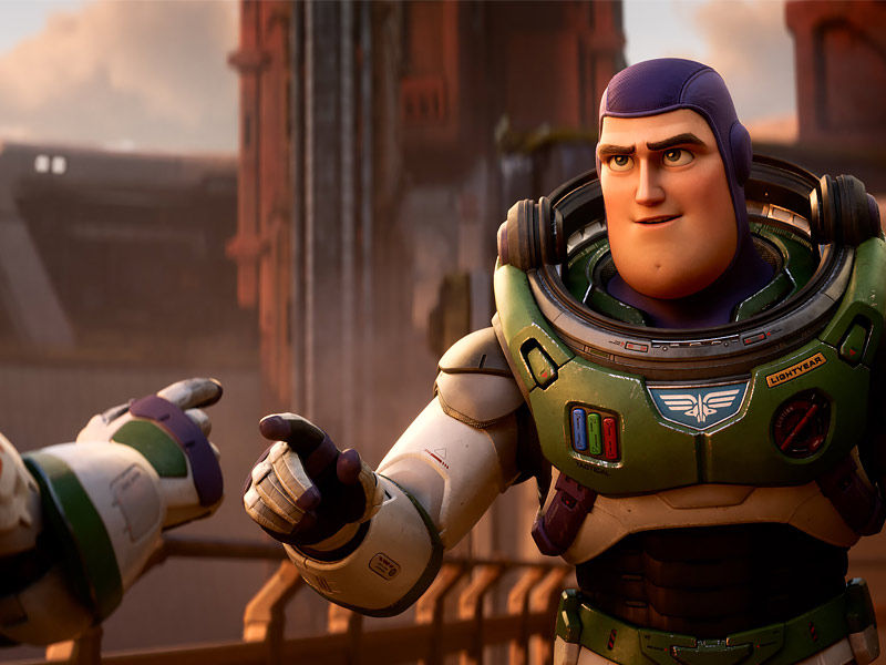 Lightyear begins on a shaky note, with space-rangers Buzz (Chris Evans) and Alisha (Uzo Aduba) trapped on a strange planet with their space station.