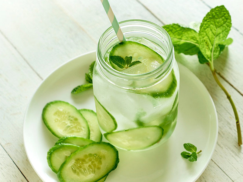 Como hacer agua de pepino