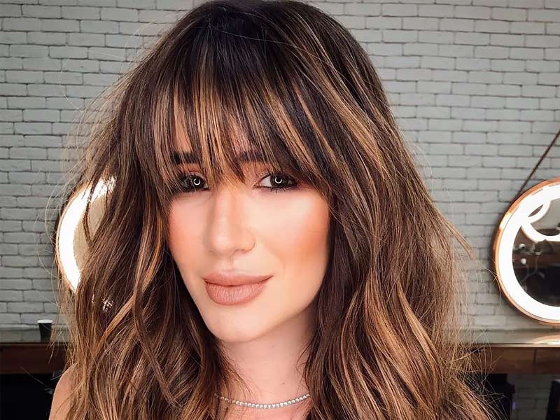 40 SideSwept Bangs Hairstyles Trending in 2023  Side swept bangs long  hair Long hair styles Hairstyles with bangs