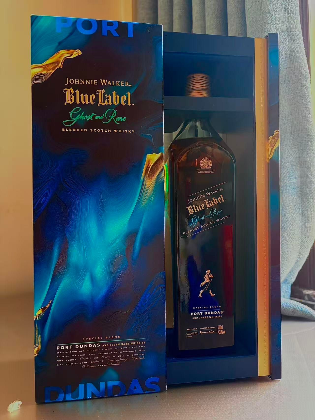 Johnnie Walker Blue Label Ghost & Rare Brora、Port Ellen、Glenury Royal、Pittyvaich 與 Port Dundas 版本比較