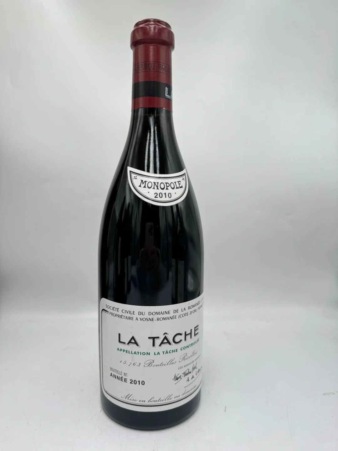 La Tâche 2010 拉塔希紅酒回收