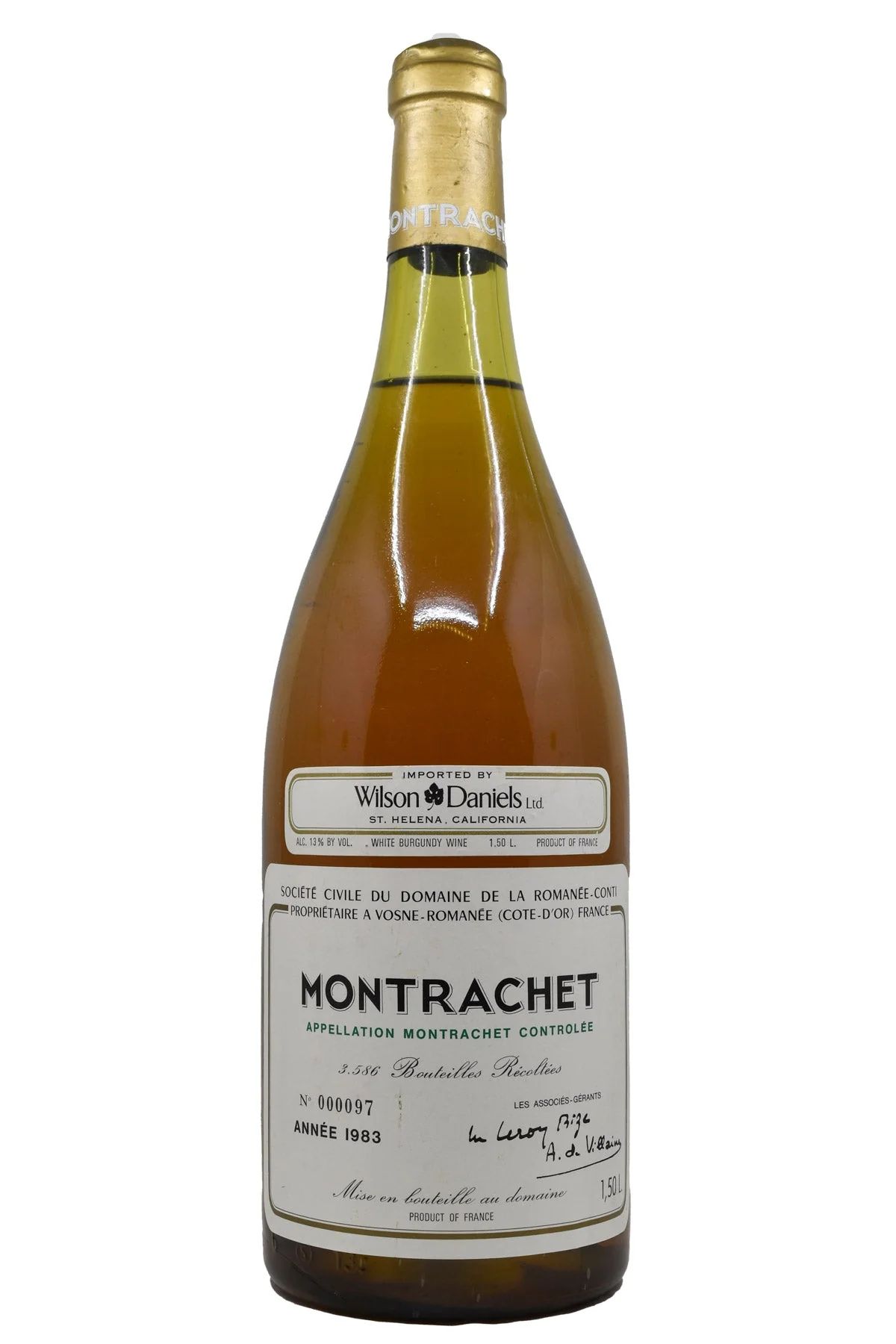 DRC Montrachet 1983 Magnum 蒙哈榭老年份大瓶裝回收