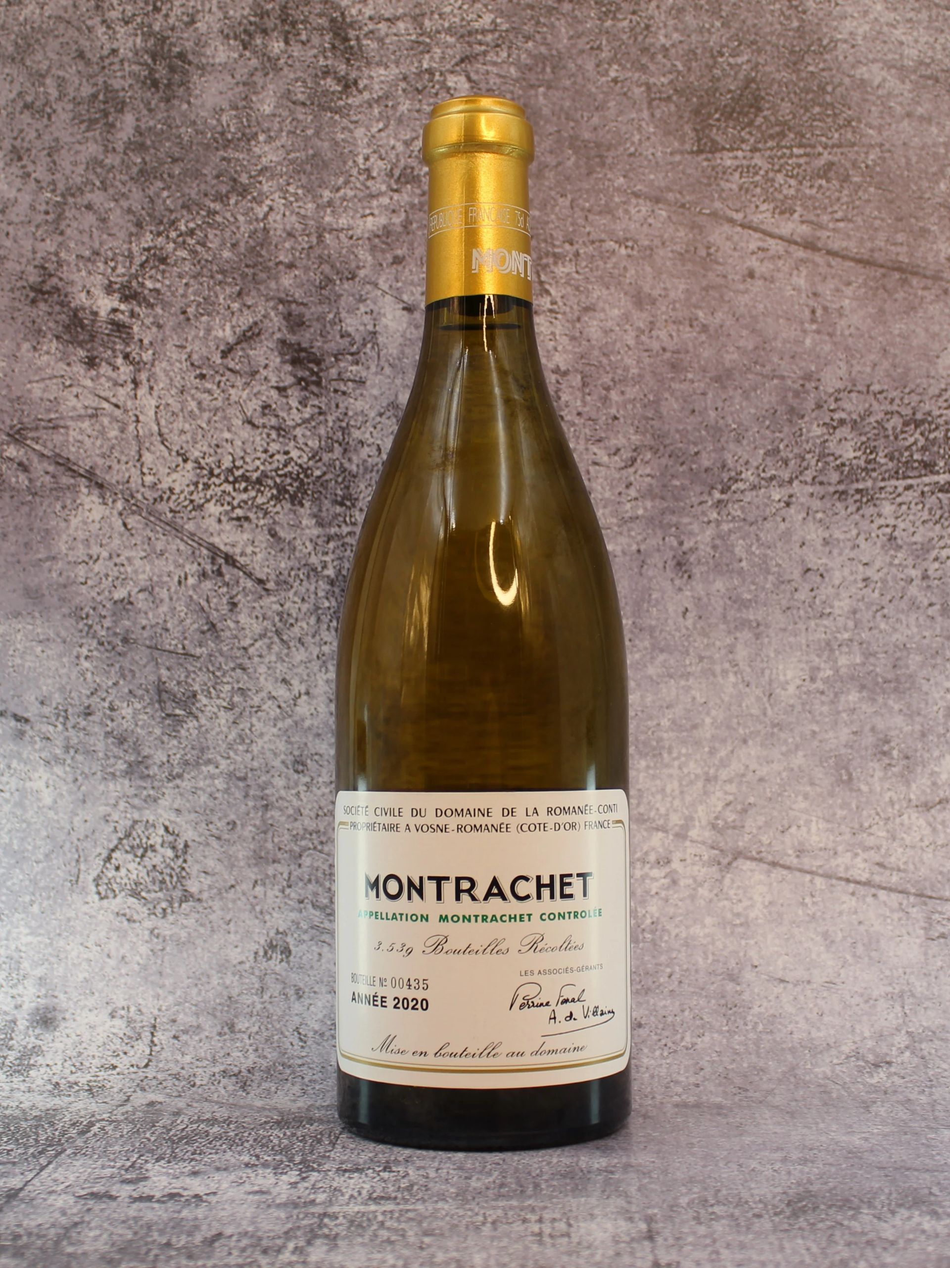 DRC Montrachet 2020 蒙哈榭回收