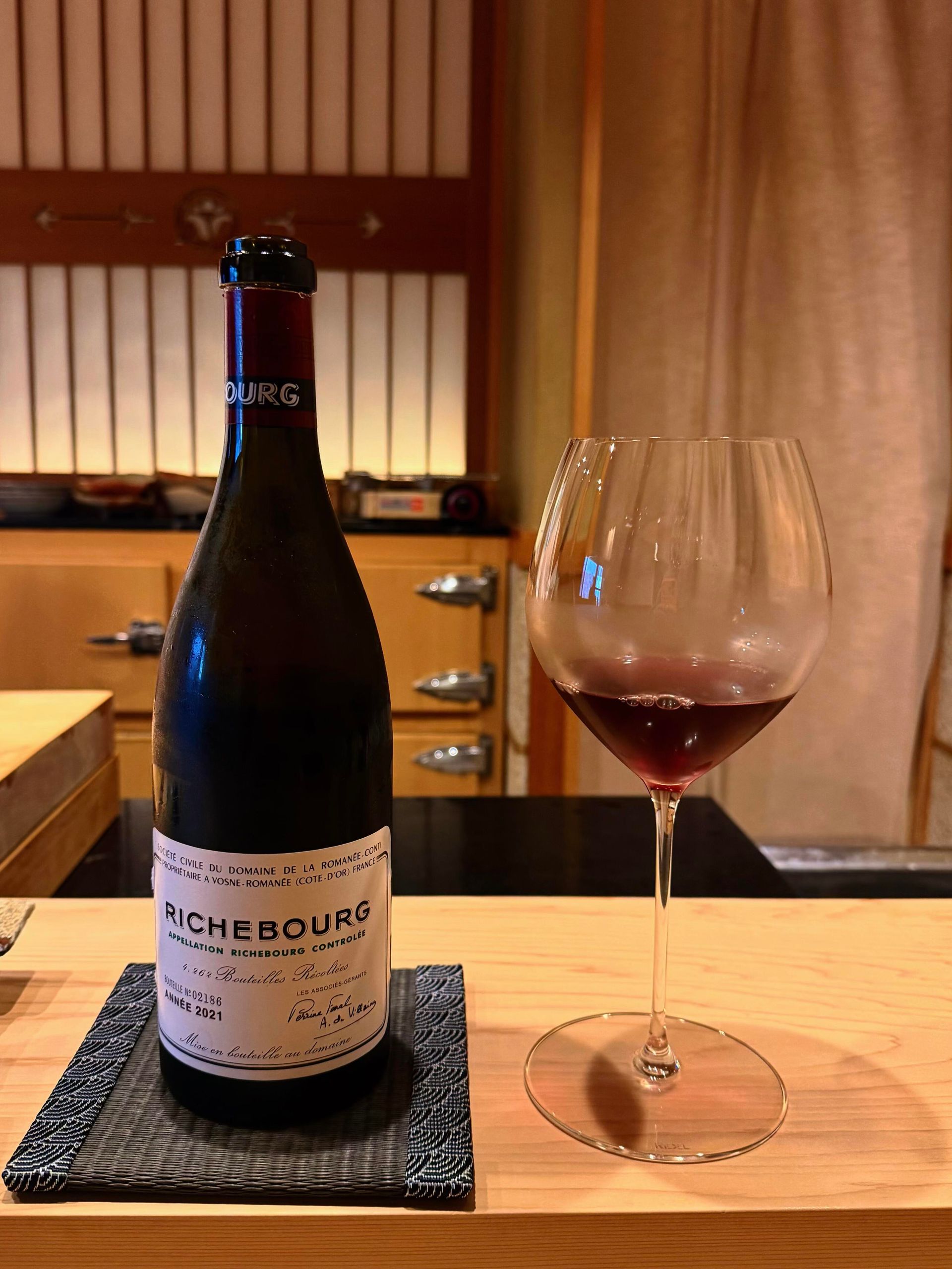 DRC Richebourg 2021 回收估價