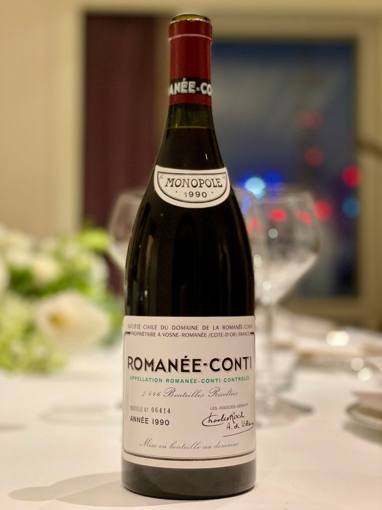 Romanée-Conti 1990 羅曼尼康帝紅酒回收