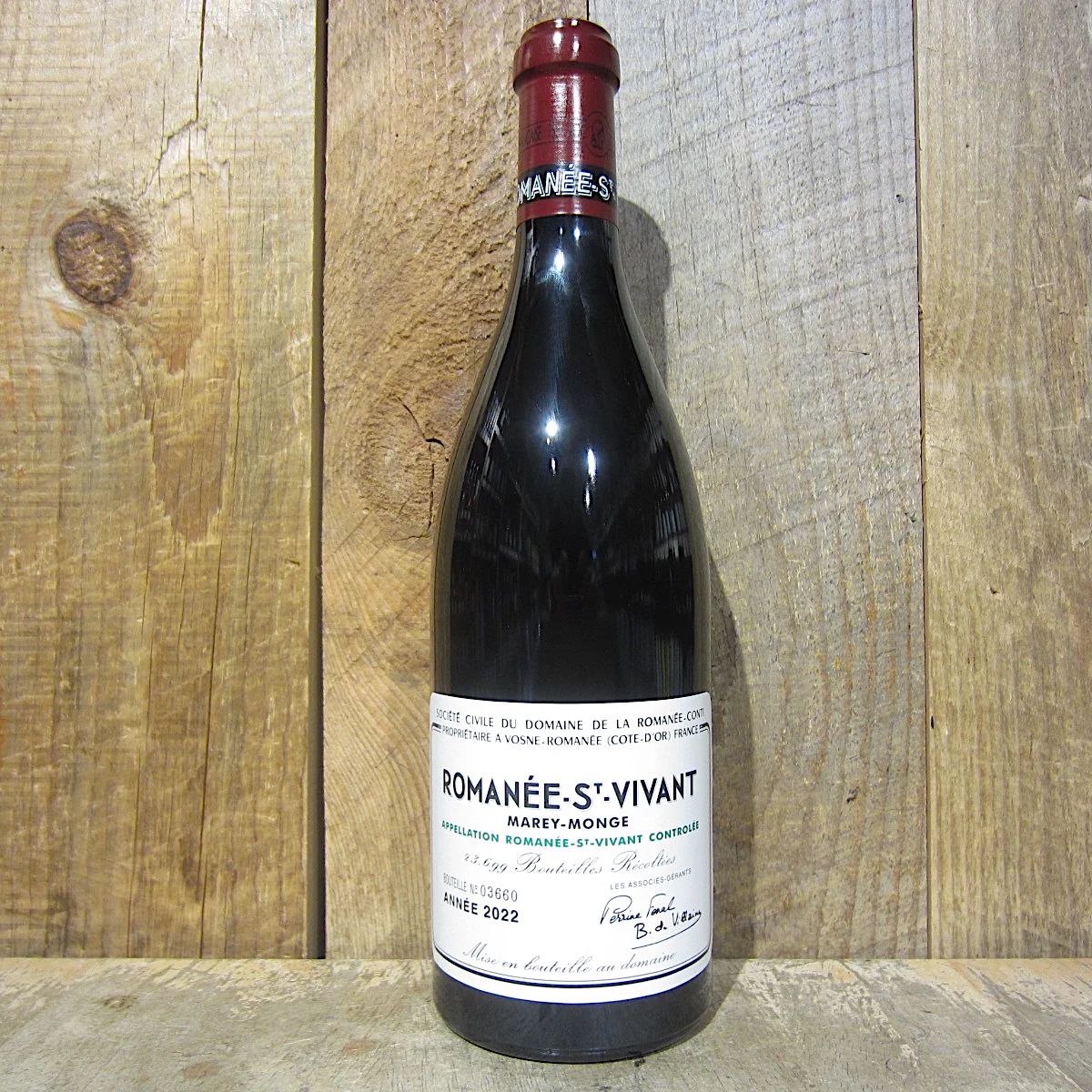 Romanée-Saint-Vivant RSV 酒標封套與瓶身細節核驗