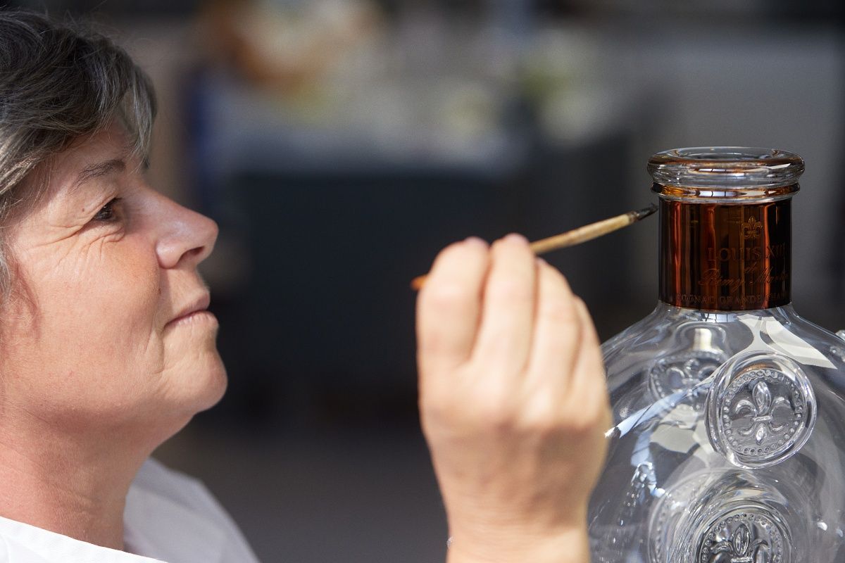 人頭馬 Extra Baccarat 水晶Decanter 細節