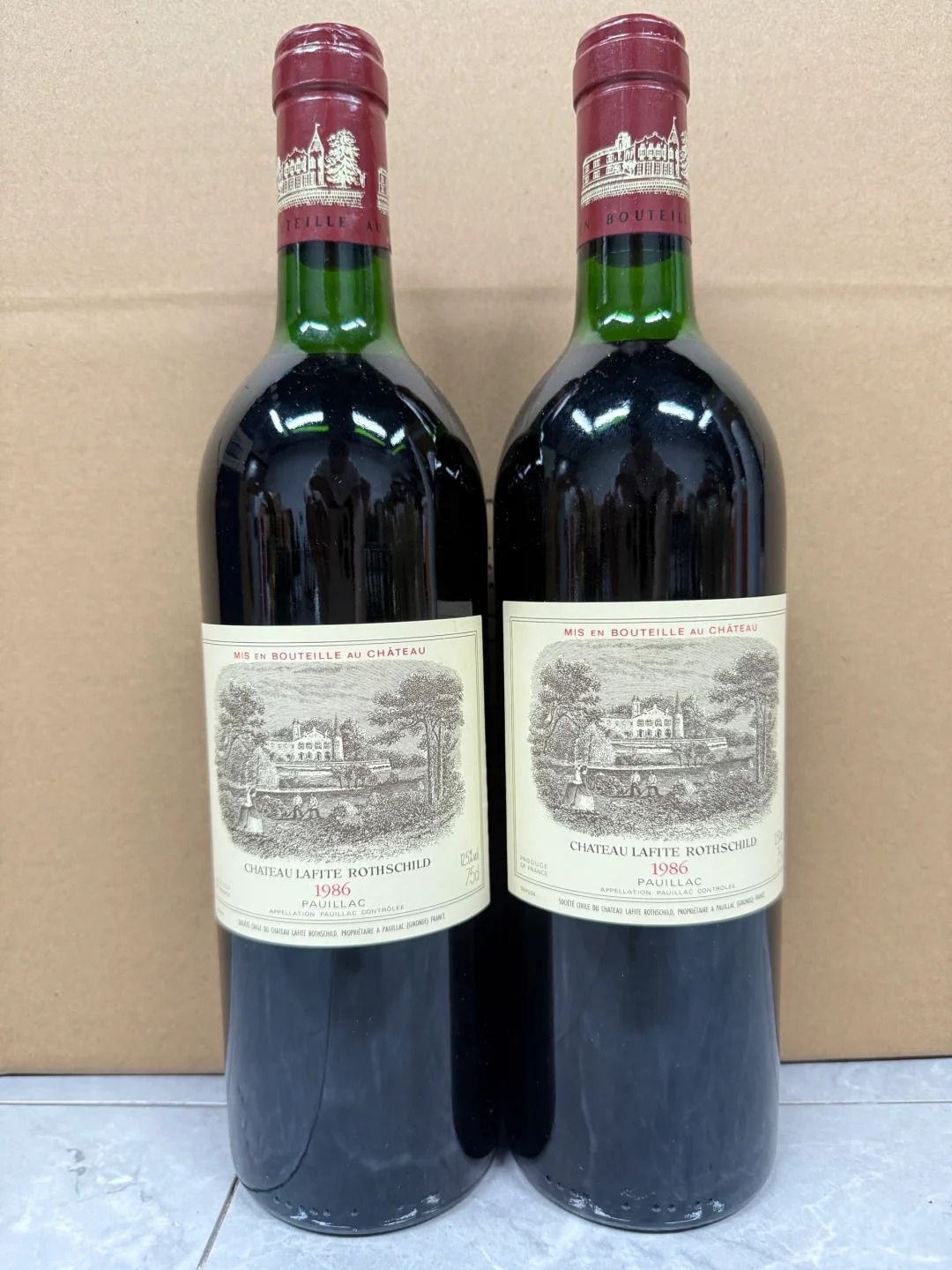 1986年拉菲古堡回收