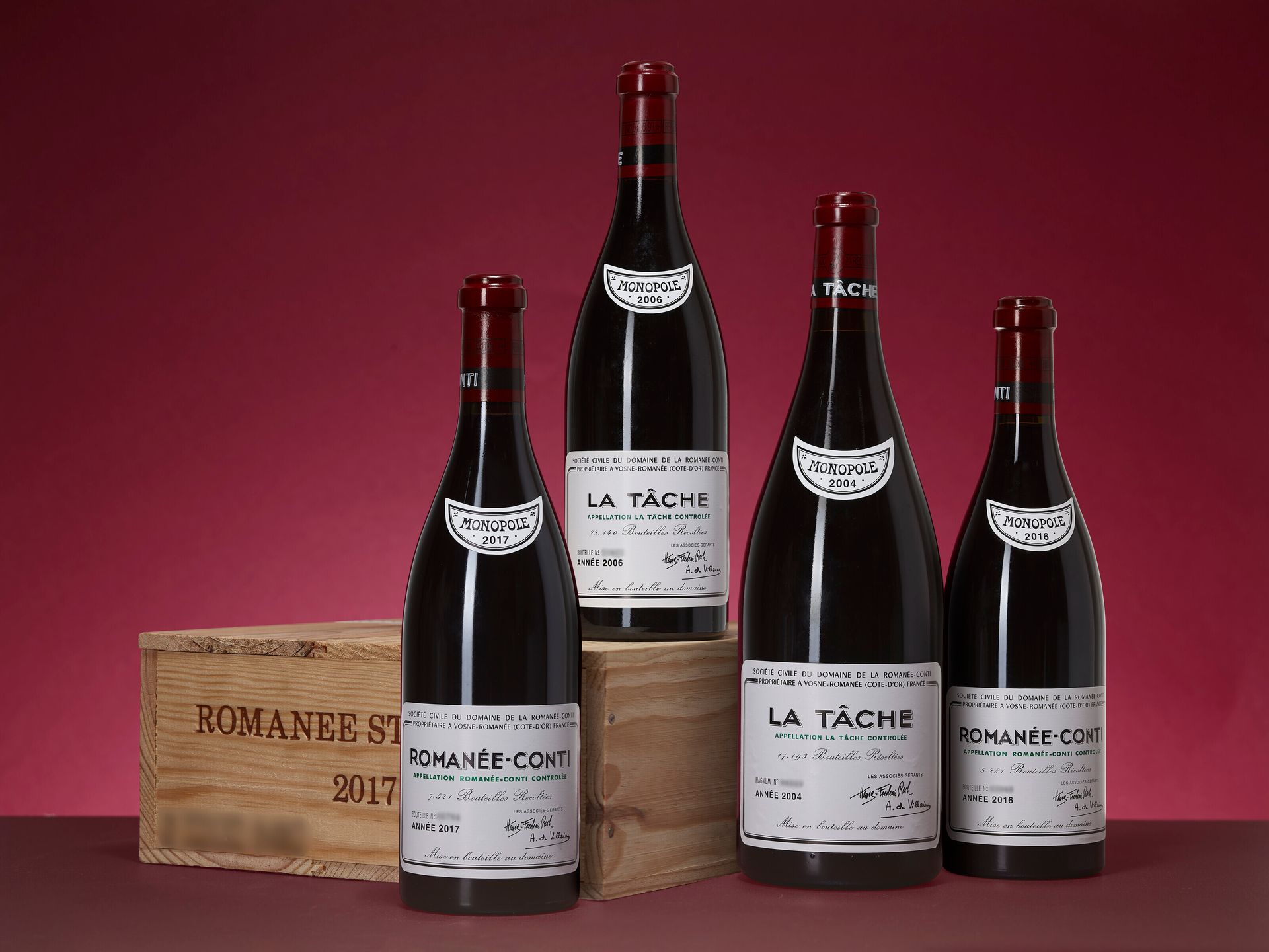 DRC La Tâche 頂級年份市場價格對比