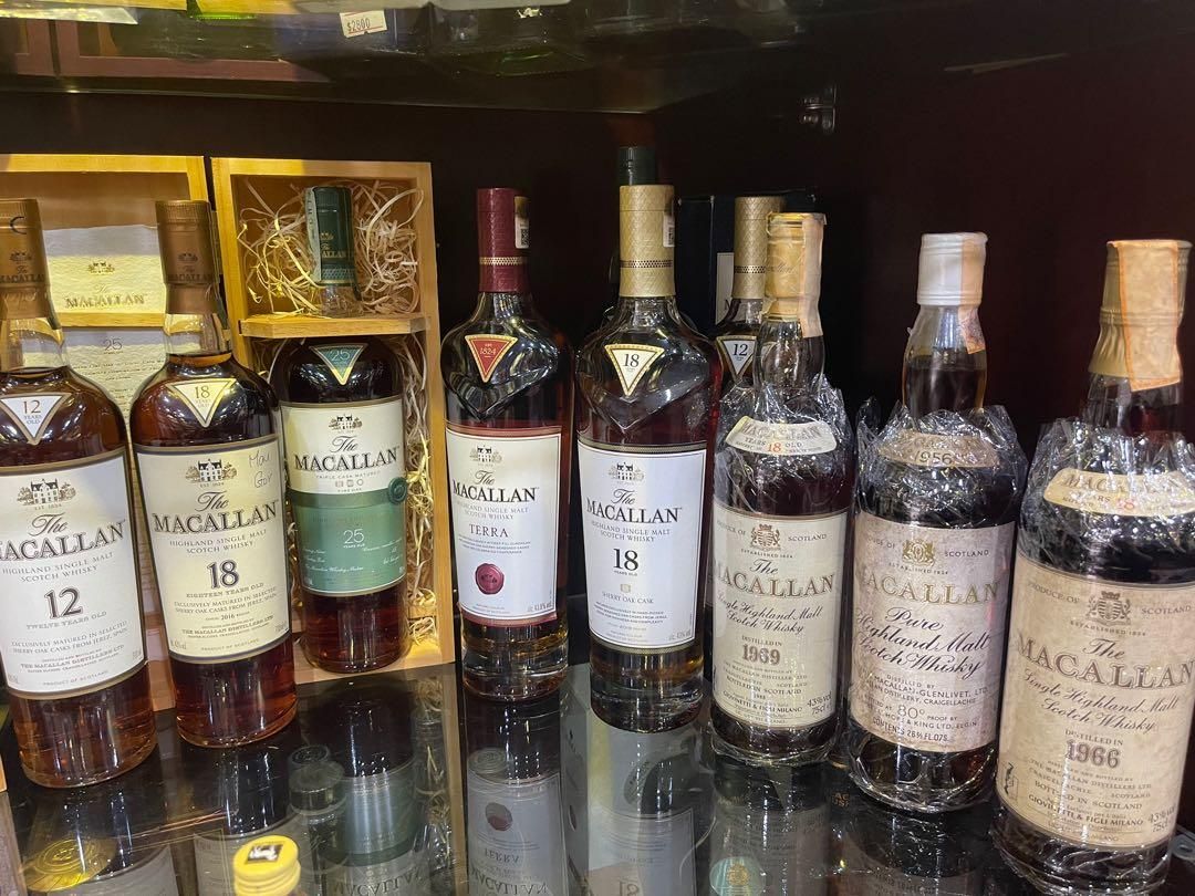 帶有明確蒸餾年份標示的麥卡倫酒標