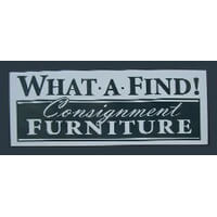 What A Find! Consignment Furniture & Home Decor Furniture Consignment logo