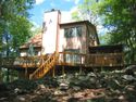 Top of the World - Rear of house showing Hot Tub and rear deck!