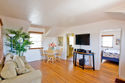 Cozy Cottage - alternate living room view with dining room area