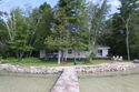 The Irwin Cottage - View of the Irwin Cottage from the end of the dock