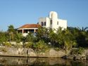 Luxury Villa: 5 Bedroom Suites, Rooftop Pool, sleeps 14: Yal Ku Lagoon: Akumal, Mexico - View from the lagoon