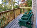 Tomhegan Cabin on Moosehead Lake - Deck Overlooking Lake