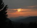 Spectacular Mountain Home - Beautiful sunset from the hot tub