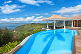  HAPPY BAY VILLA...  wonderful 4BR villa w/ full AC, heated pool! 