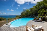 CAYE BLANCHE... elegant updated 7BR villa with lovely views