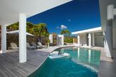 FIVE MINUTES MORE... Fabulous contemporary villa overlooking Oyster Pond and Dawn beach