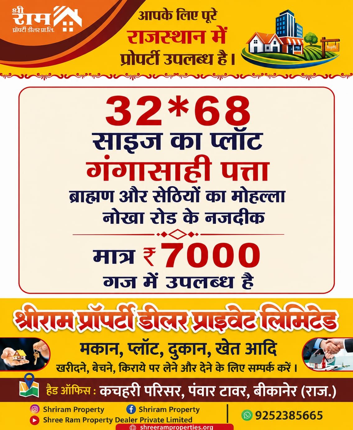Plot Near Brahmno Ka Mohalla Bikaner