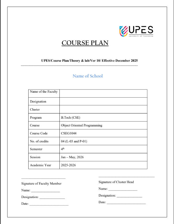 Course Content theory
