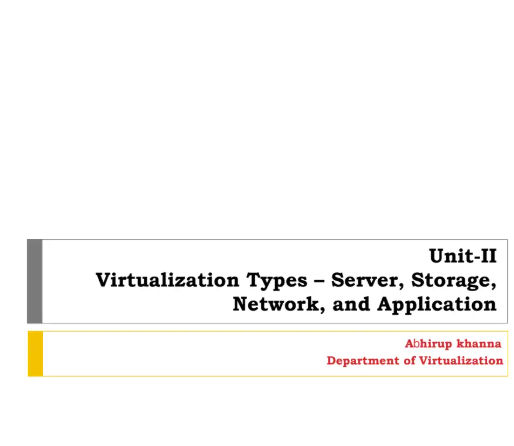 Course Content theory