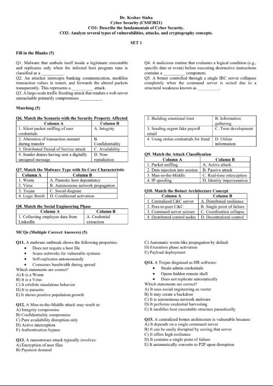 Tutorial Sheet[Unit 2]