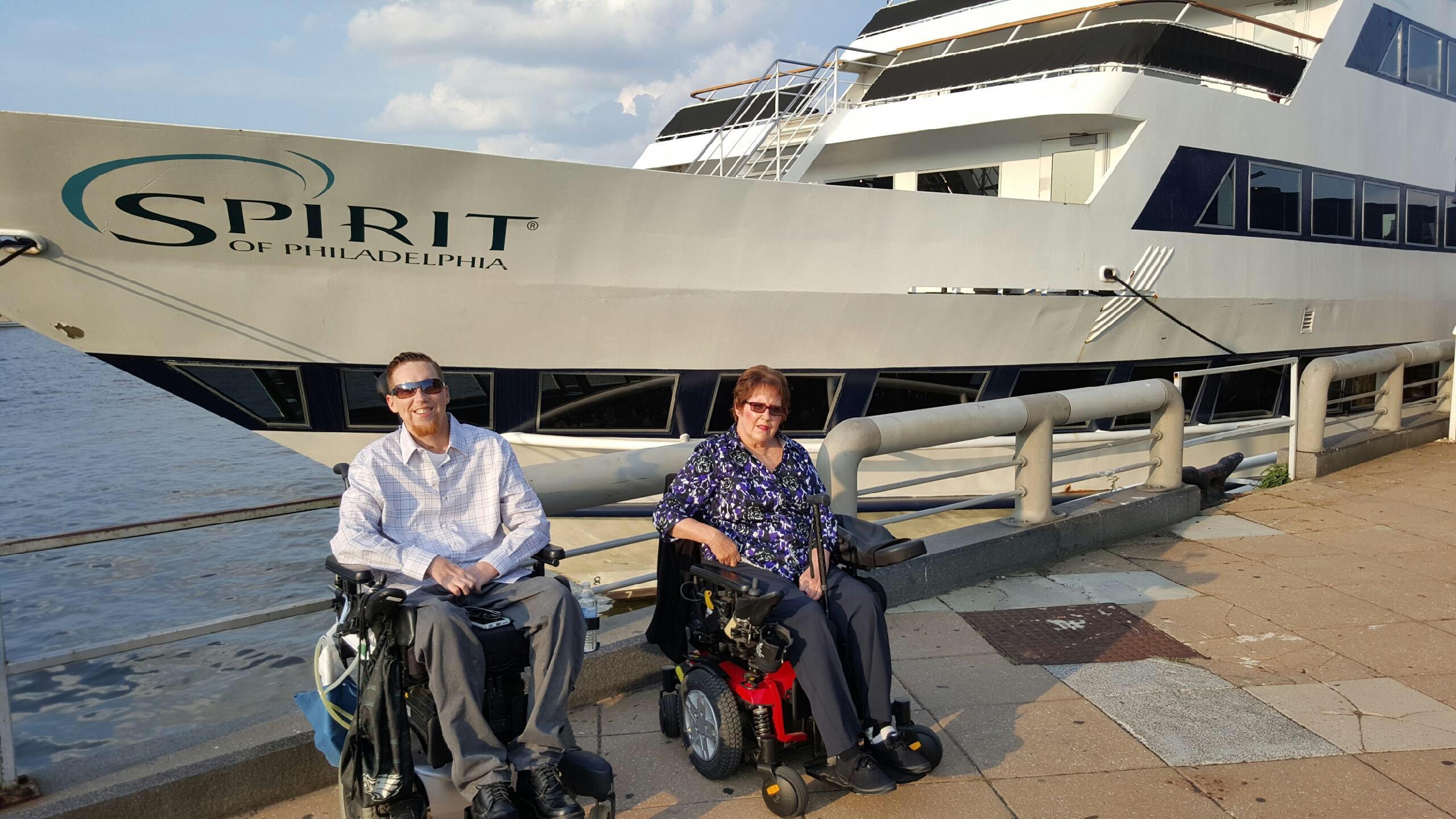 Kass McGonagle Sean McGonagle HelpHOPELive spinal cord injury stroke boat Spirit Philadelphia