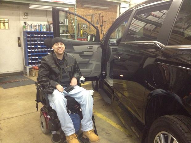 Wheelchair van Sean McGonagle