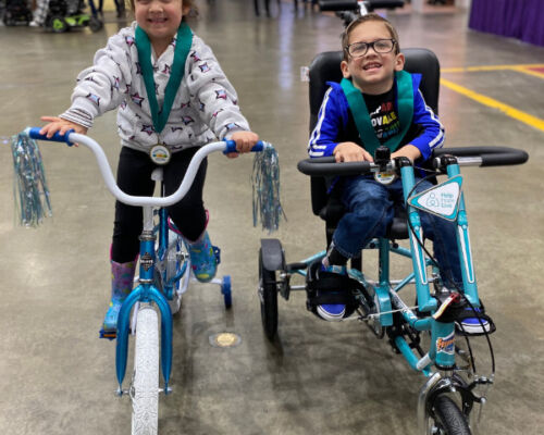biking together