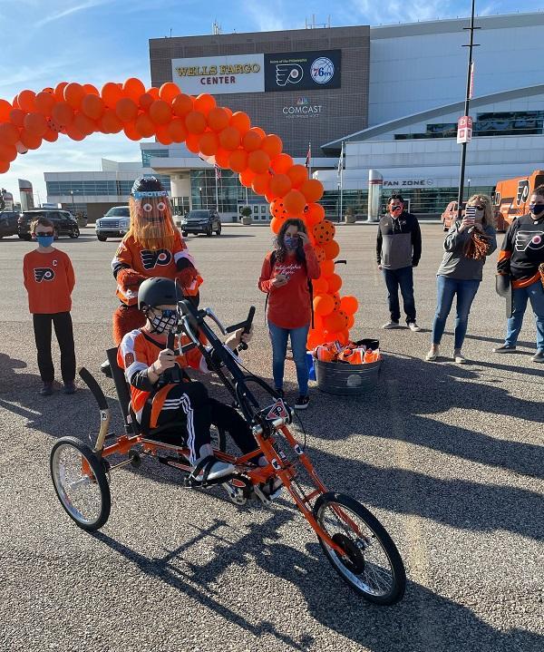 jackson in his new bike