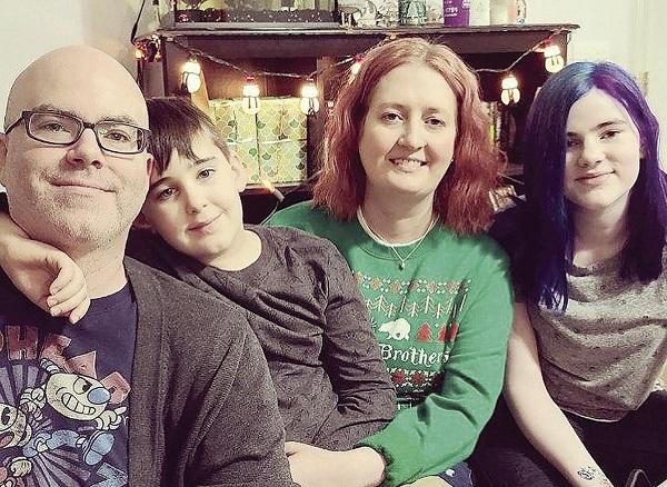 she and her family