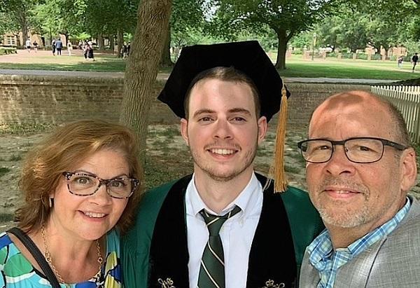 his graduation