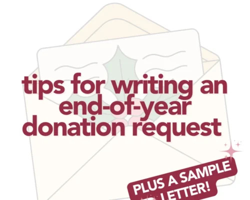 end of year donation letter