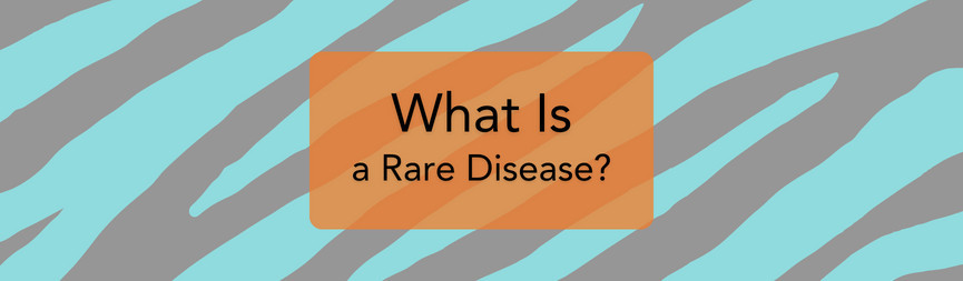A zebra-striped graphic reads What Is a Rare Disease?