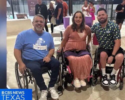 norma and friends in wheelchair