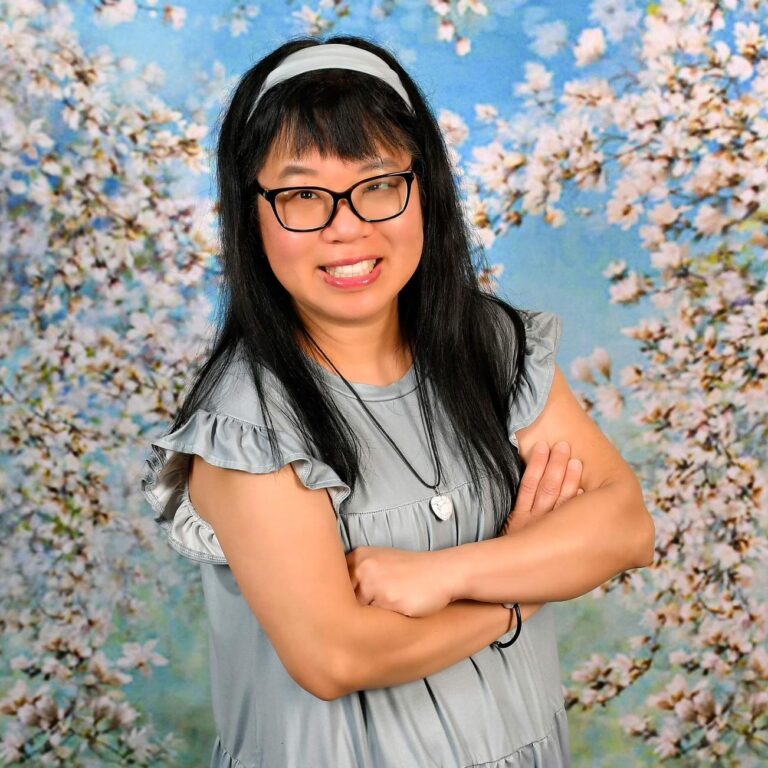flowers in the background