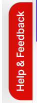 Red Help & Feedback tab that appears on Help Hope Live pages after client login.
