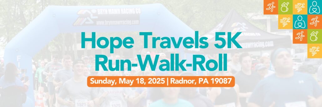 Hope Travels 5K Run-Walk Roll Sunday May 18 2026 Radnor PA 19087