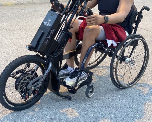 Michael on bike