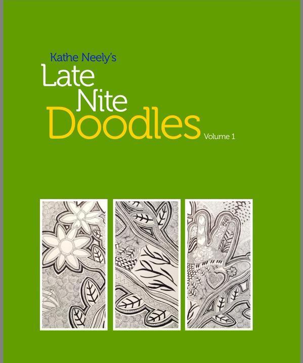 Kathe Neely Late Night Doodles adult coloring grownup coloring book