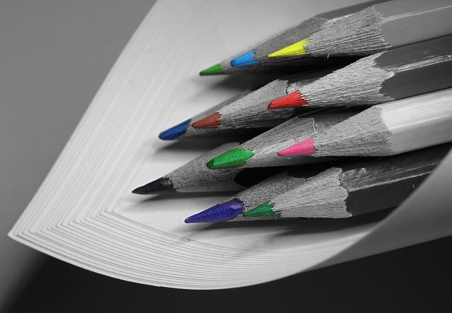 colored pencils