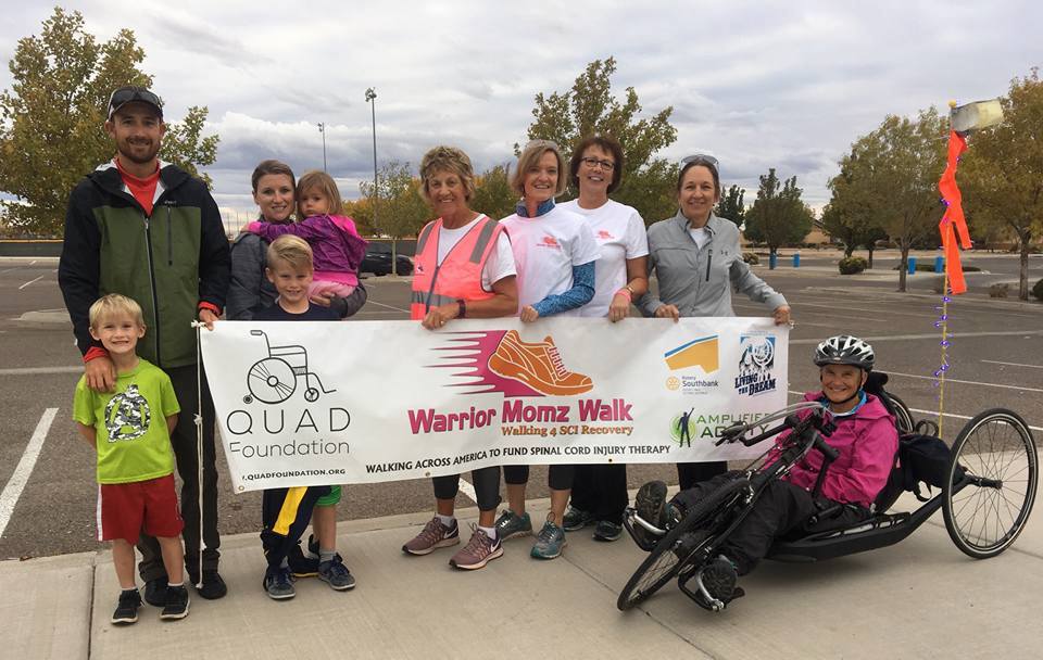 Warrior Momz marching in Washington DC