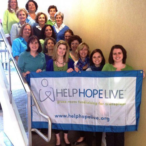 Help Hope Live Staff on Wear Green and Blue Day