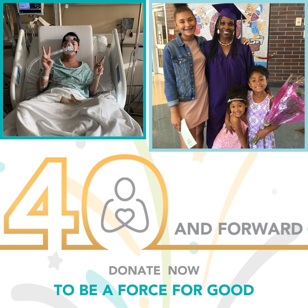 40 and Forward donate now to be a force for good.
