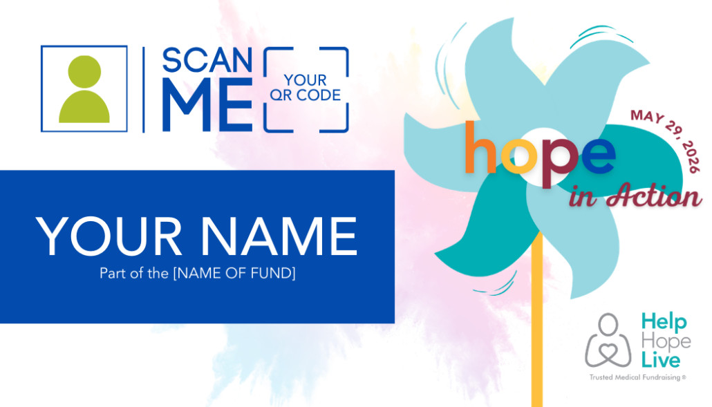 Sample business card for Hope in Action 2026.