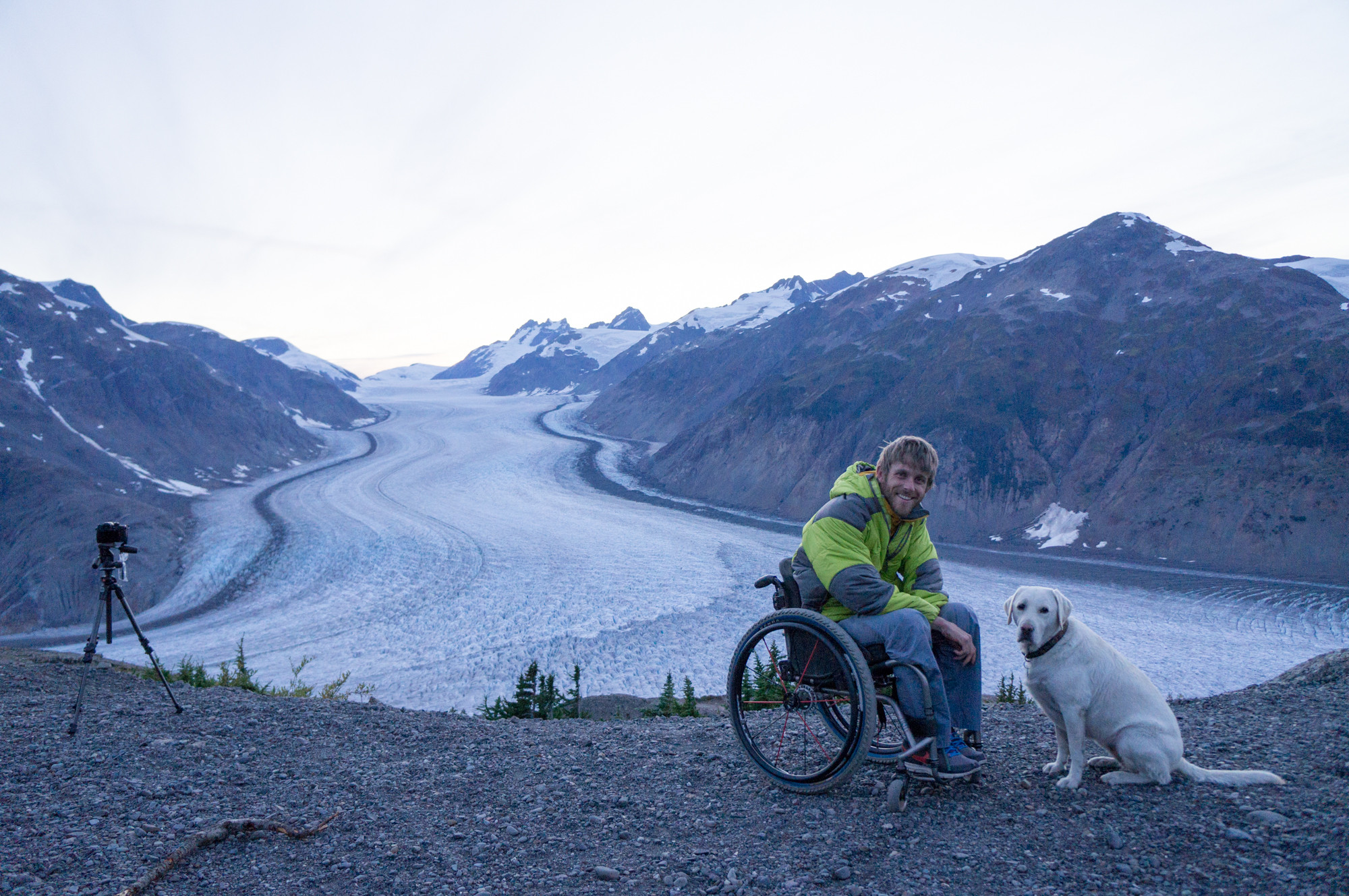 Kirk Williams spinal cord injury HelpHOPELive service dog mountains river adventure